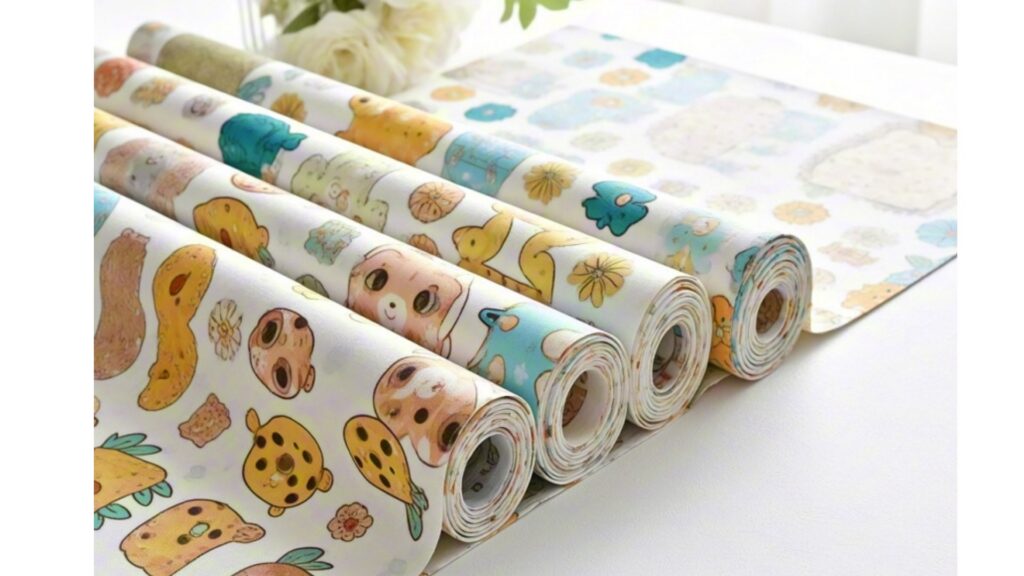 In chuyển nhiệt trên cuộn vải màu sắc sống động sắc nét